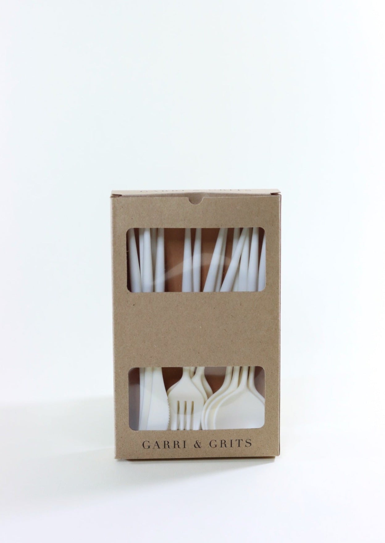 24-Piece Cream Flatware Set